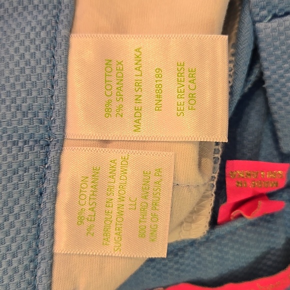 Lilly Pulitzer Callahan Stretch In Blue Peri - Picture 9 of 10